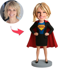 Super Female Boss Custom Bobbleheads