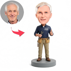 Car Repair Dad Male Custom Bobbleheads