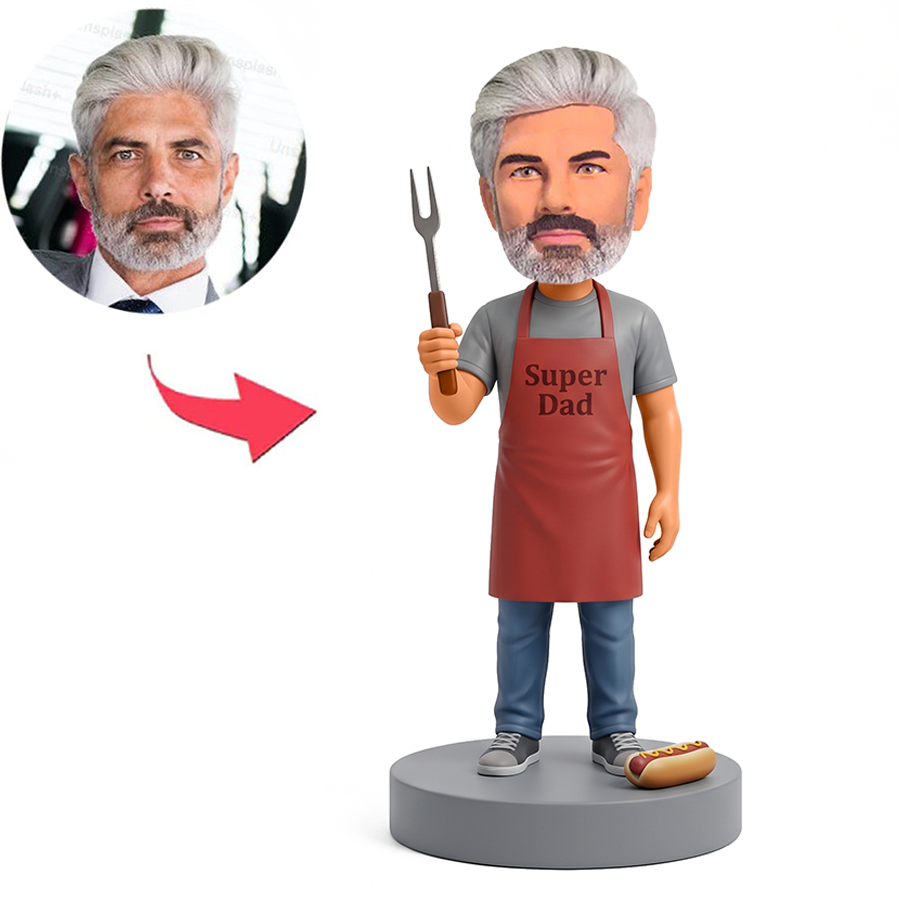 Casual Outfit Dad Male Custom Bobbleheads