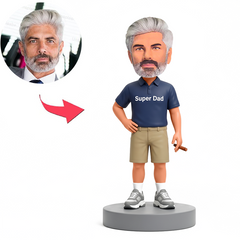 Relaxed Smoker Male Custom Bobbleheads