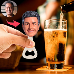 Custom Bobbleheads Wine Bottle Opener Face Funny Gifts