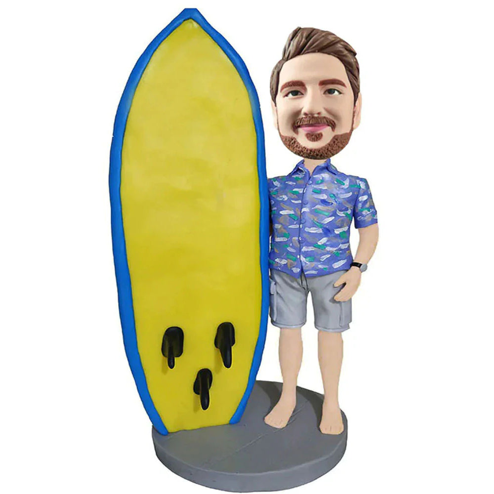 Skateboard & Ski & Surfer