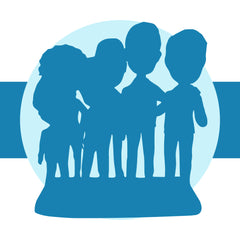 Fully Customizable 6 person Custom Bobblehead