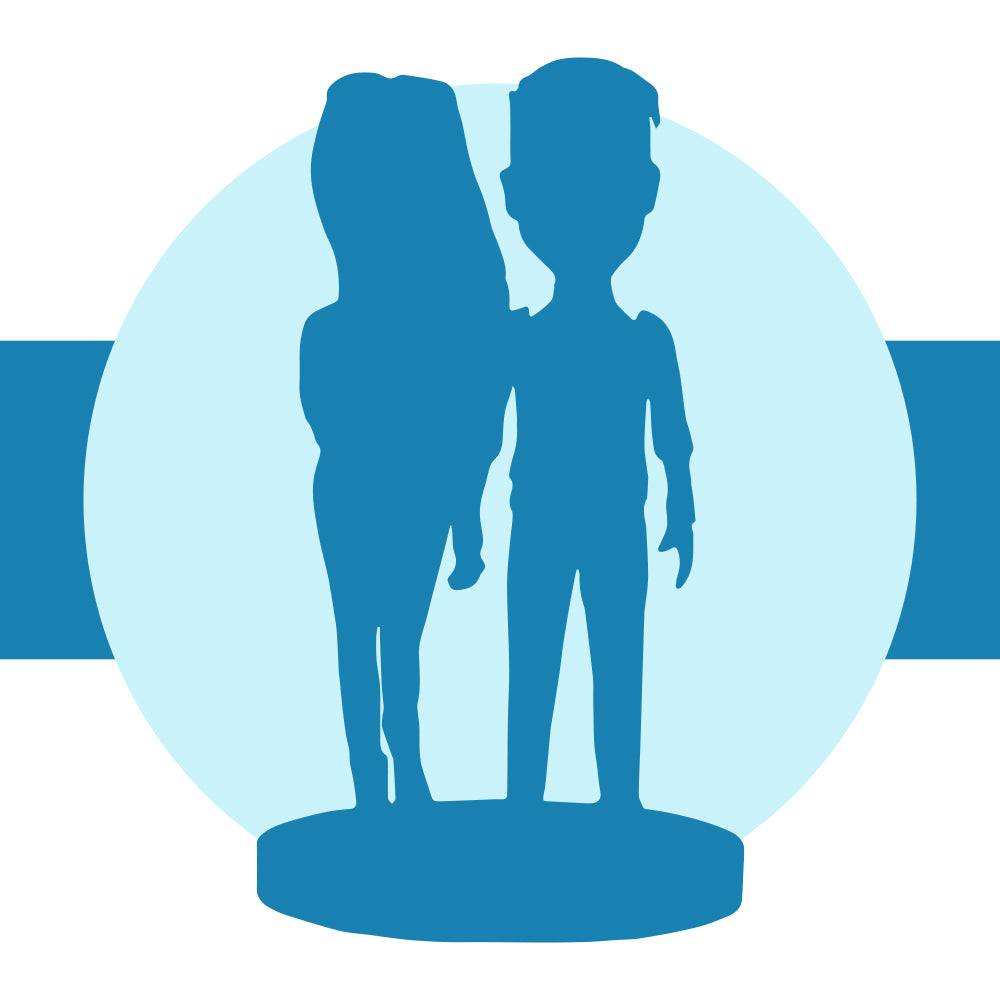 Fully Customizable 2 Person Custom Bobbleheads