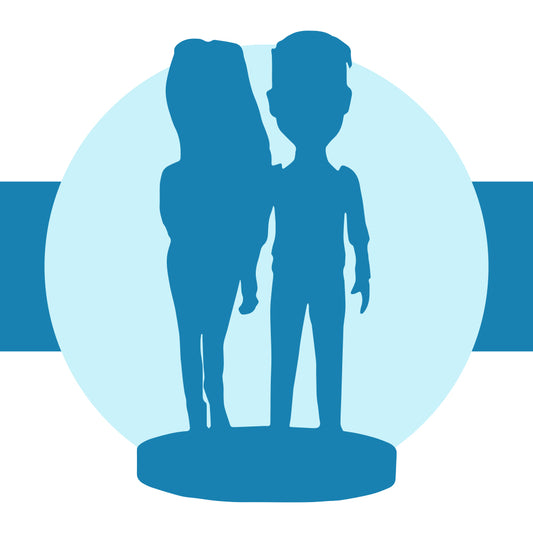 Fully Customizable 2 Person Custom Bobbleheads