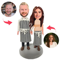 Chef Couple Custom Bobblehead