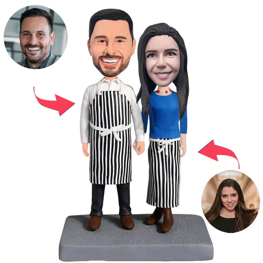 Chef Couple Custom Bobbleheads