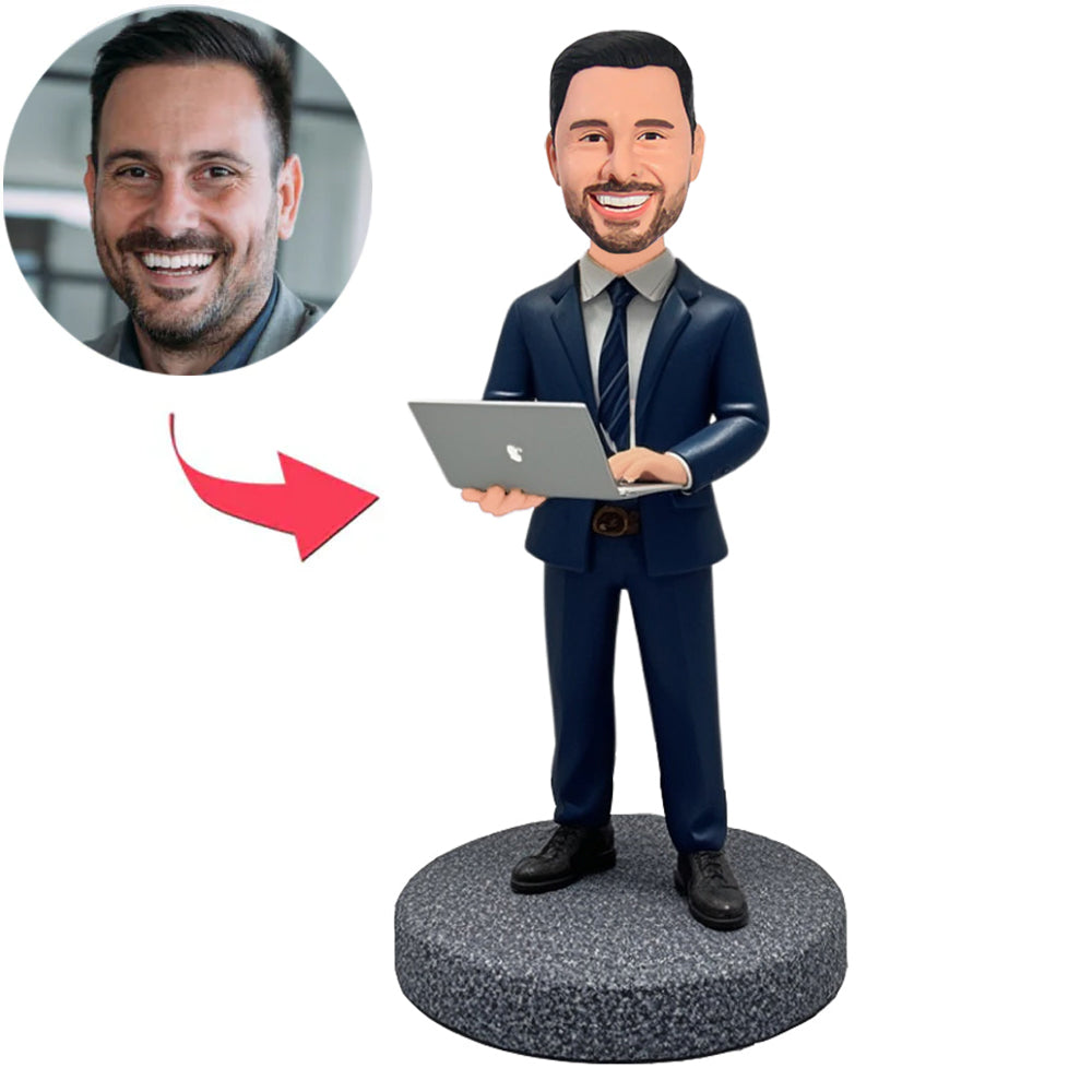 Experienced Male Programmer Custom Bobbleheads