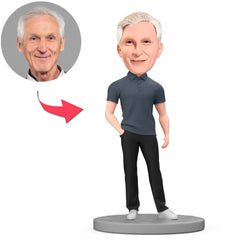 Man with Hand in Pocket Custom Bobbleheads