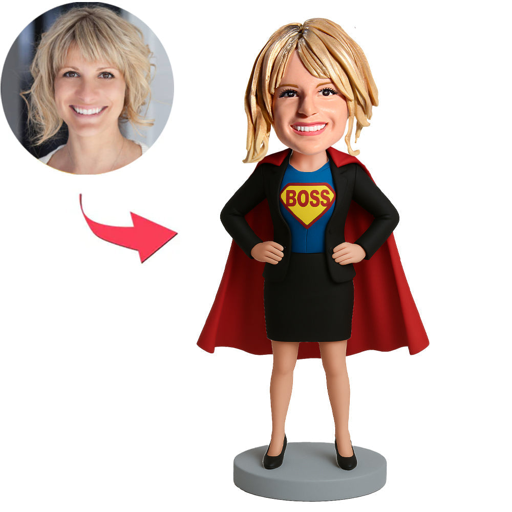 Super Female Boss Custom Bobbleheads