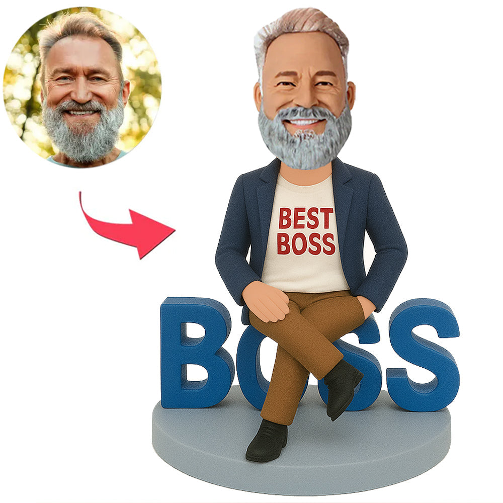 Best Boss Sitting on Boss Custom Bobbleheads