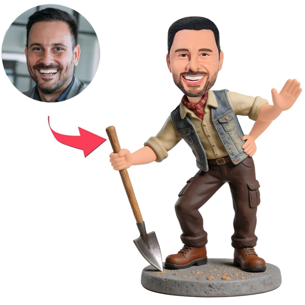 Happy Farmer Custom Bobbleheads