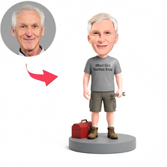 Auto Repair Mechanic Male Custom Bobbleheads