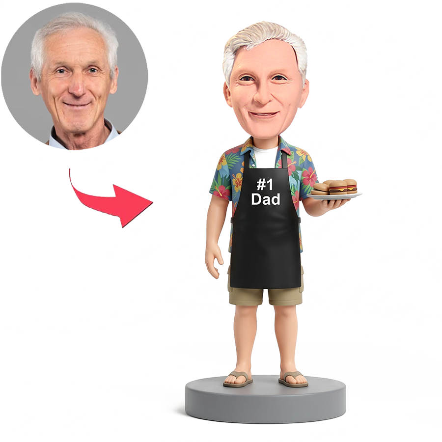 Weekend Casual Dad Male Custom Bobbleheads