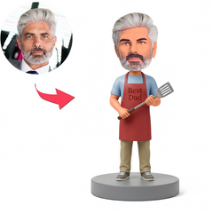 Relaxed Standing Dad Male Custom Bobbleheads