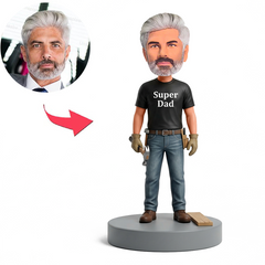 Handyman Mechanic Male Custom Bobbleheads