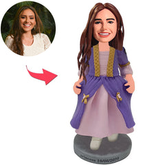 Custom Bobbleheads Casual Happy Girl