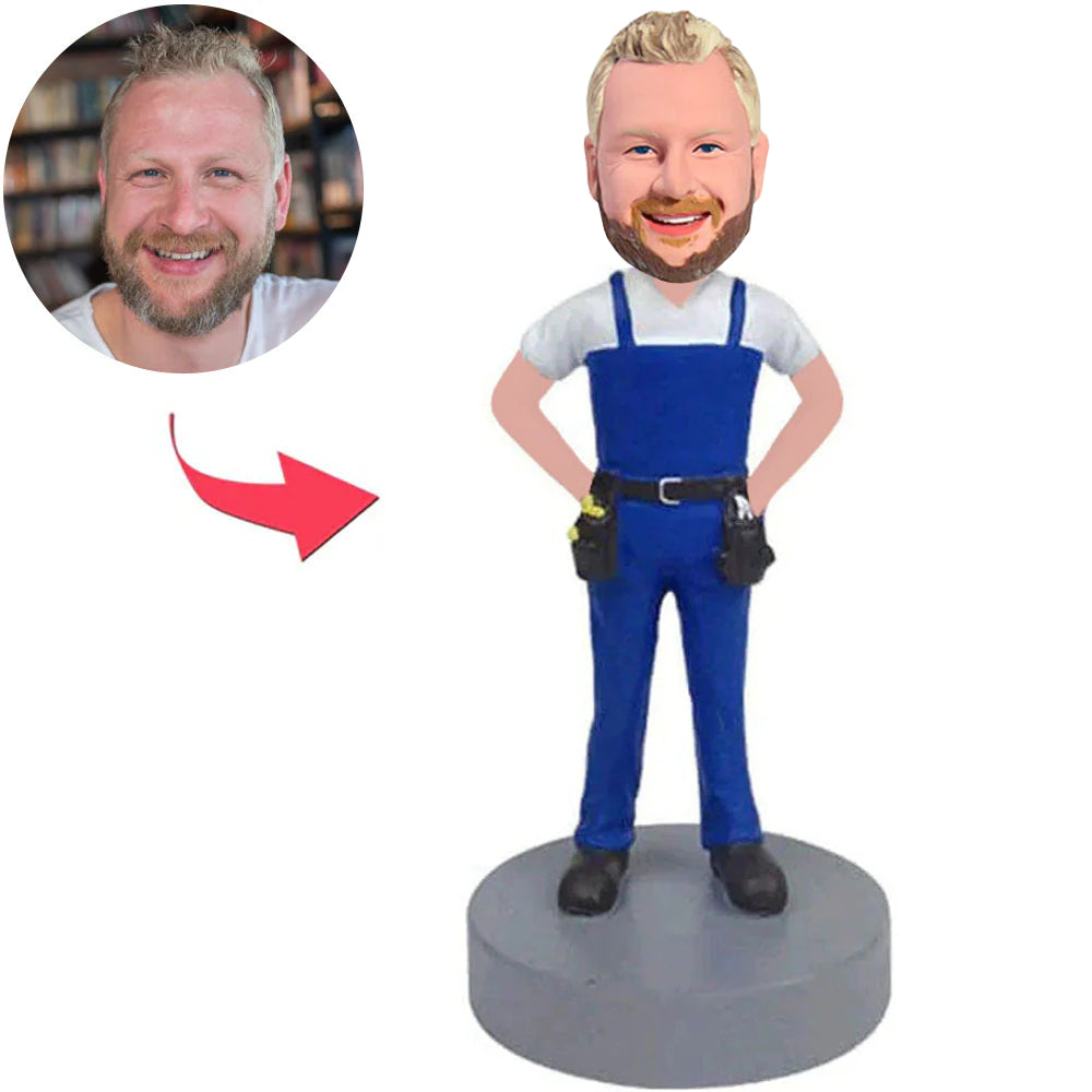 Worker with Tools Custom Bobbleheads