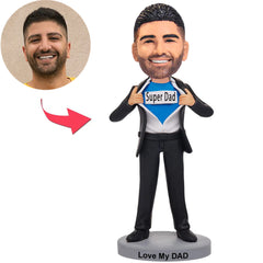 Custom Cool Super Dad Bobbleheads