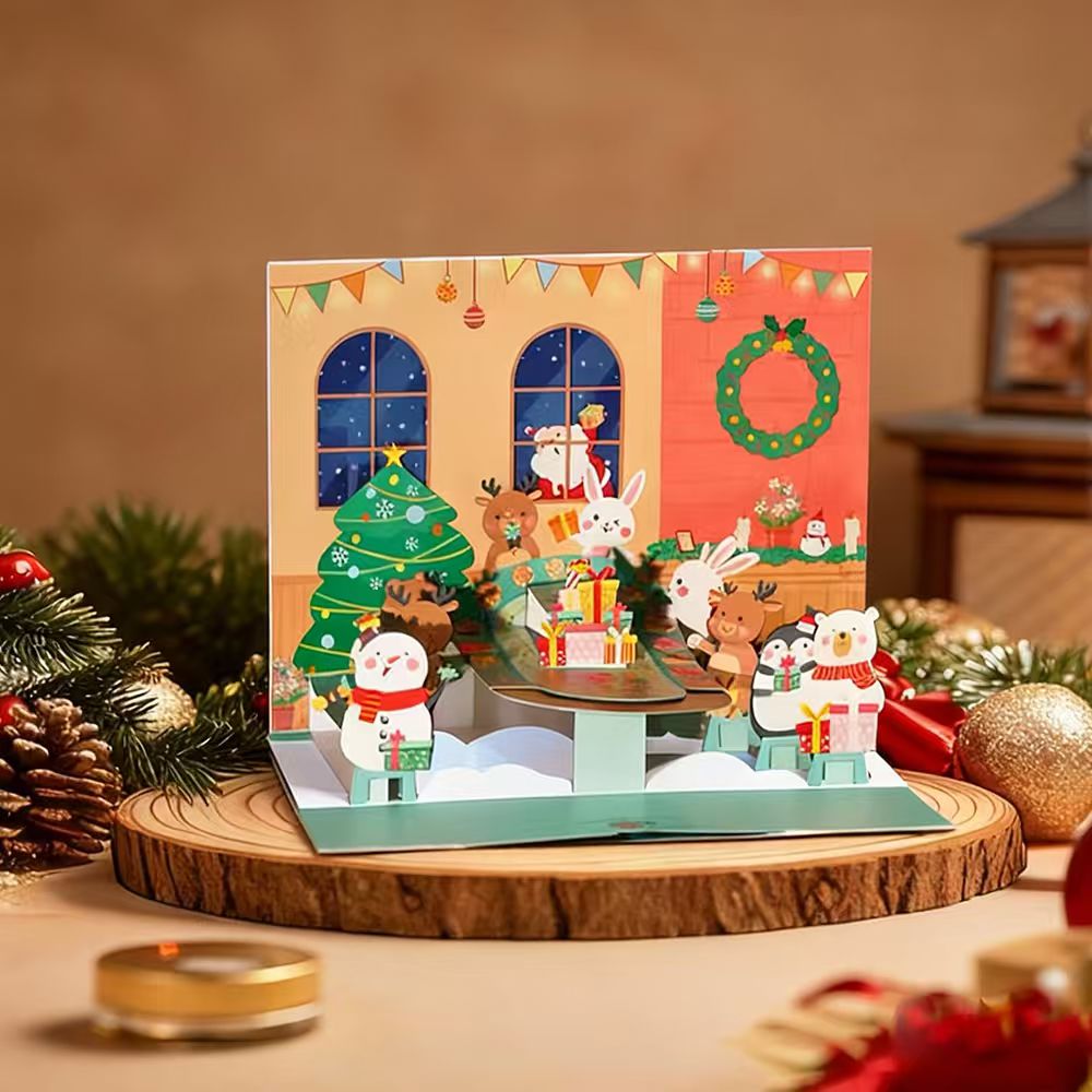 Christmas Dinner Greeting Card